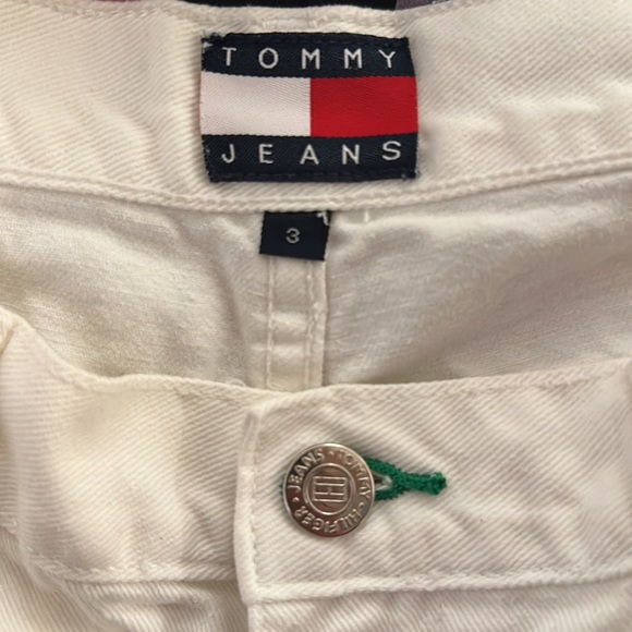 TOMMY JEANS vintage Y2K 90s jean shorts 3 - Picture 3 of 4